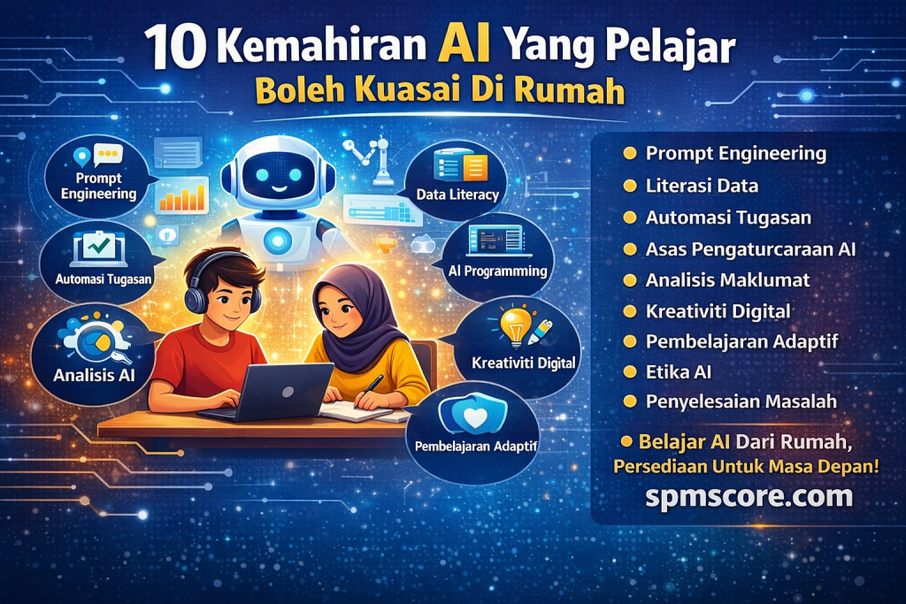 10 Kemahiran AI Yang Pelajar Boleh Kuasai Di Rumah
