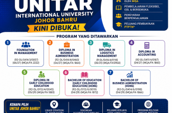 UNITAR International University Jbrc Pengambilan Pelajar 2026 Kini Dibuka!