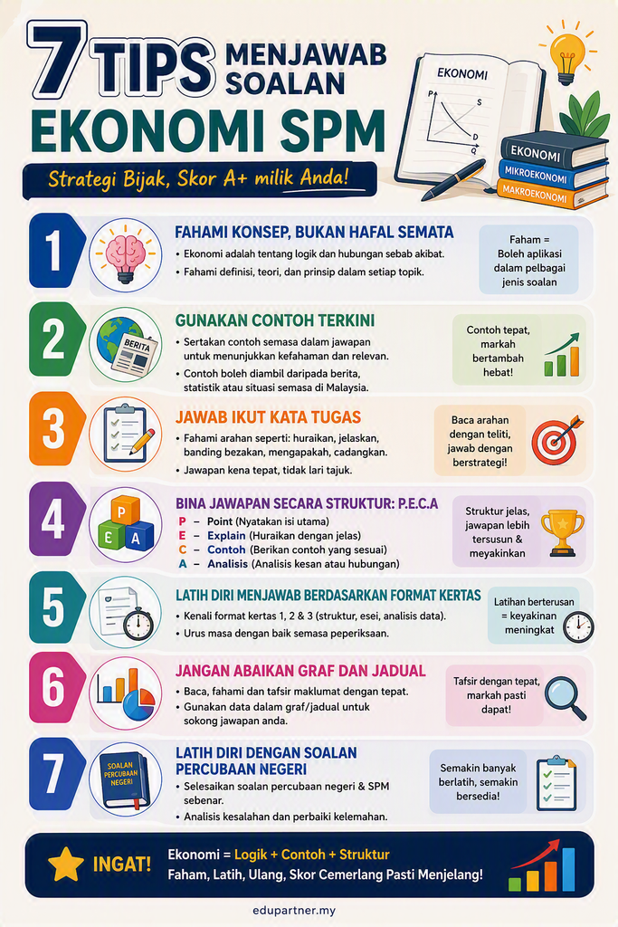 7 Tips Menjawab Soalan Ekonomi SPM