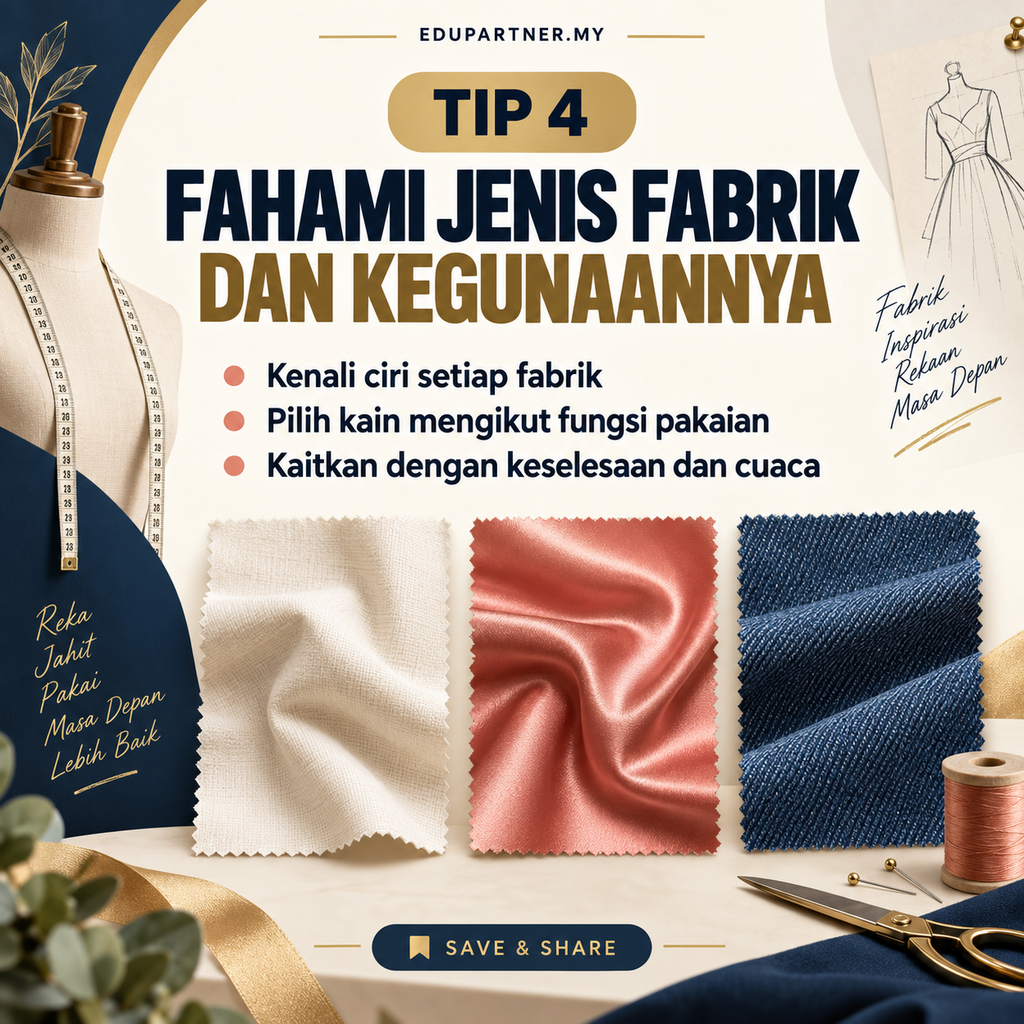7 Tips Menjawab Soalan Rekaan dan Jahitan Pakaian SPM