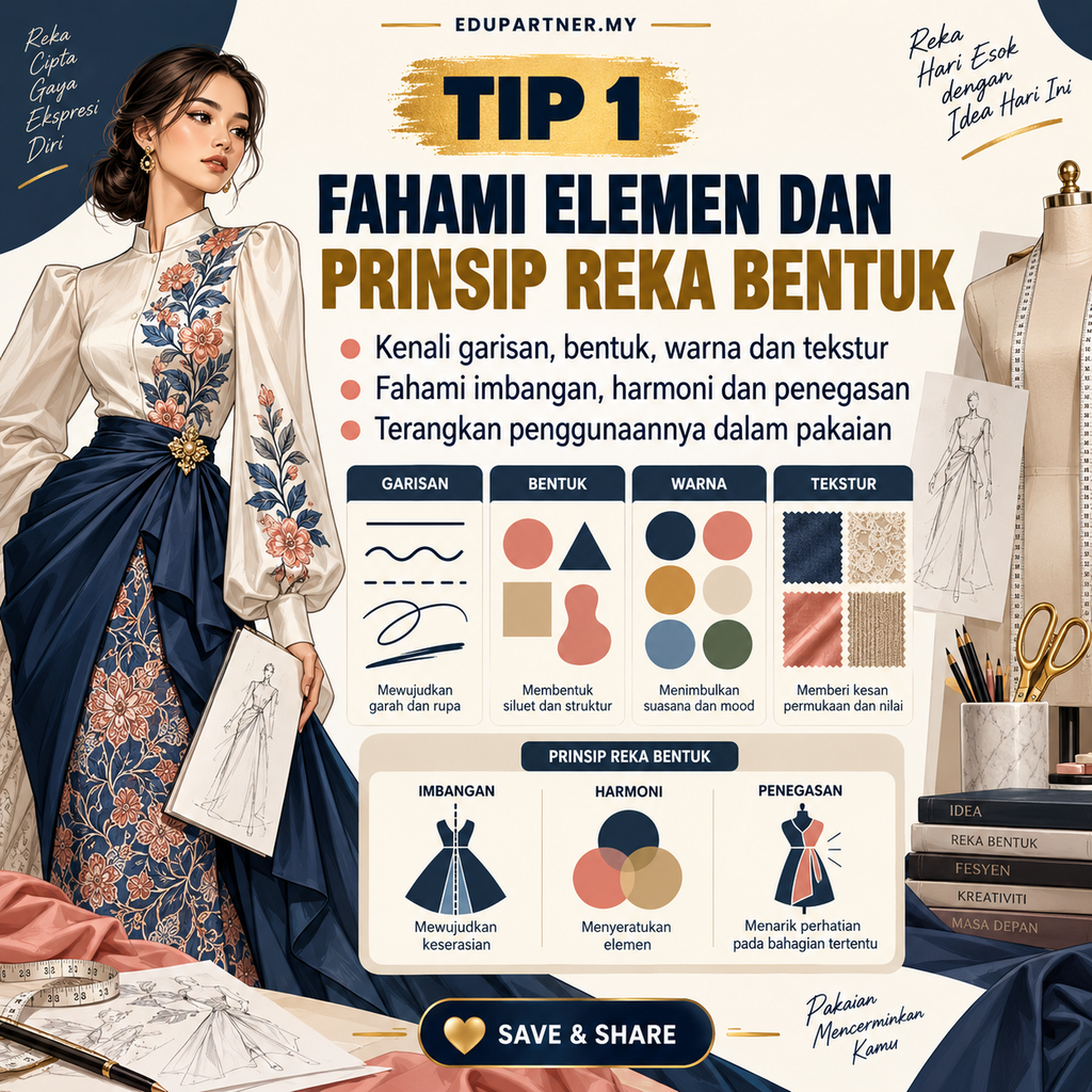 7 Tips Menjawab Soalan Rekaan dan Jahitan Pakaian SPM
