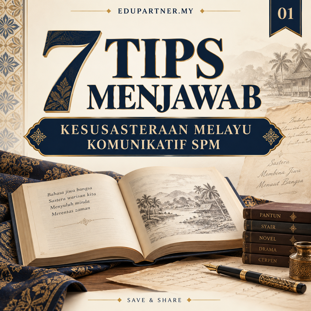 Tips Menjawab Soalan Kesusasteraan Melayu Komunikatif