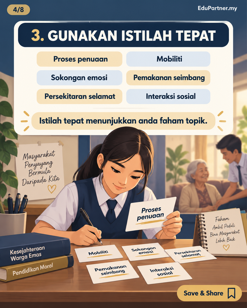 tips jawab gerontologi geriatrik SPM
