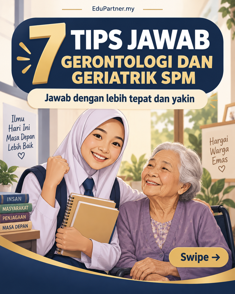 tips jawab gerontologi geriatrik SPM