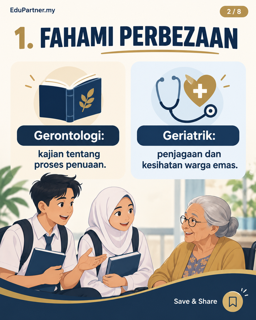 tips jawab gerontologi geriatrik SPM