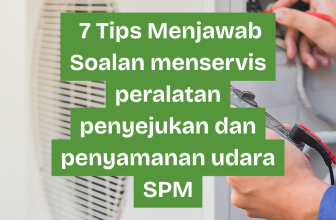 menservis peralatan penyejukan dan penyamanan udara