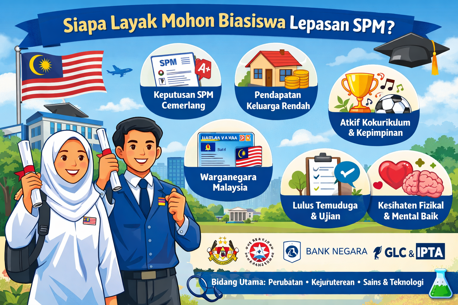 Siapa Layak Mohon Biasiswa Lepasan SPM