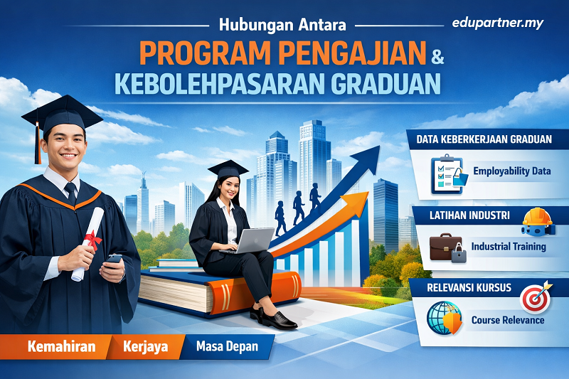 Hubungan Antara Program Pengajian dan Kebolehpasaran Graduan