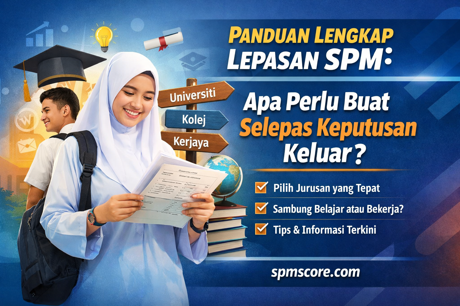 Panduan Lengkap Lepasan SPM 2026 Apa Perlu Buat Selepas Keputusan Keluar