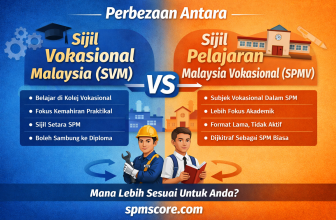 Perbezaan Antara Sijil Vokasional Malaysia (SVM) dan Sijil Pelajaran Malaysia Vokasional (SPMV)
