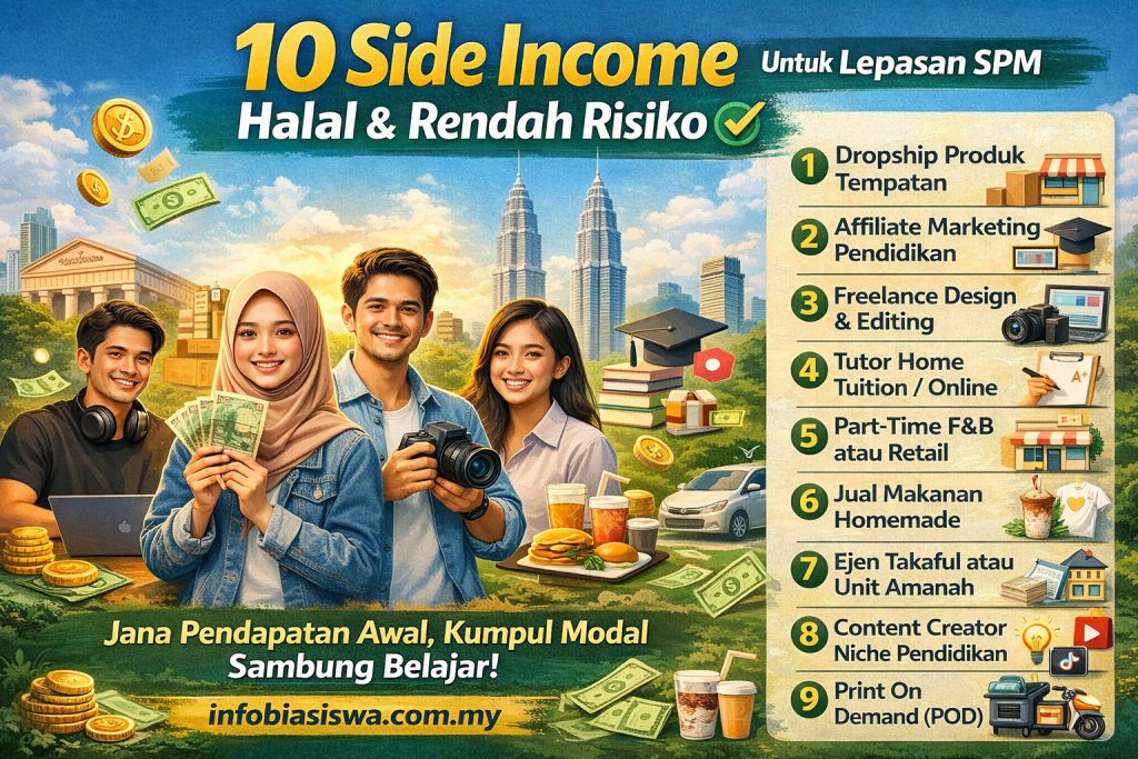 10 Side Income Rendah Risiko Untuk Lepasan SPM