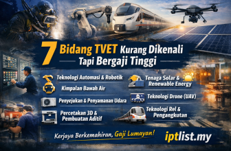 7 Bidang TVET Yang Kurang Dikenali Bergaji Tinggi