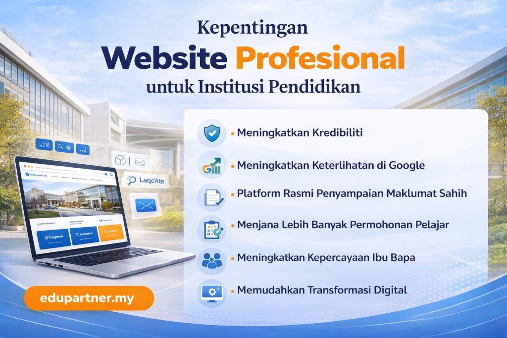 Kepentingan Website Profesional untuk Institusi Pendidikan