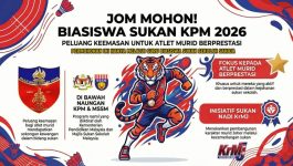 Permohonan Biasiswa Sukan KPM 2026 Dibuka