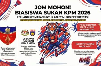 Permohonan Biasiswa Sukan KPM 2026 Dibuka