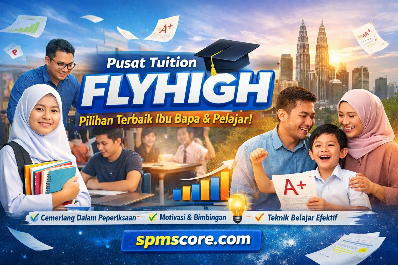 Testimoni Ibu Bapa & Pelajar Tentang Keberkesanan Pusat Tuition FlyHigh
