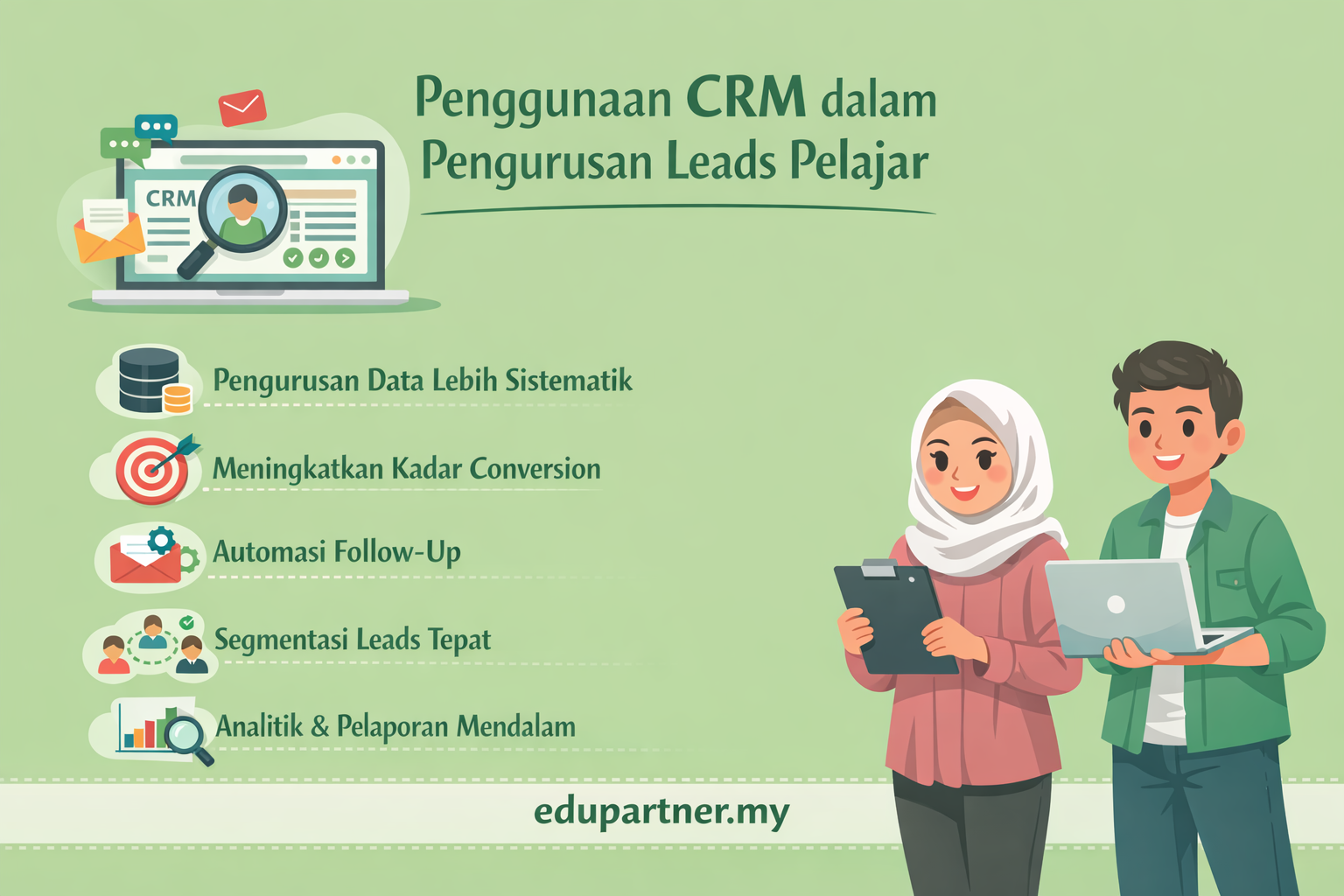 Penggunaan CRM dalam Pengurusan Leads Pelajar: Strategi Efektif Tingkatkan Kemasukan IPT