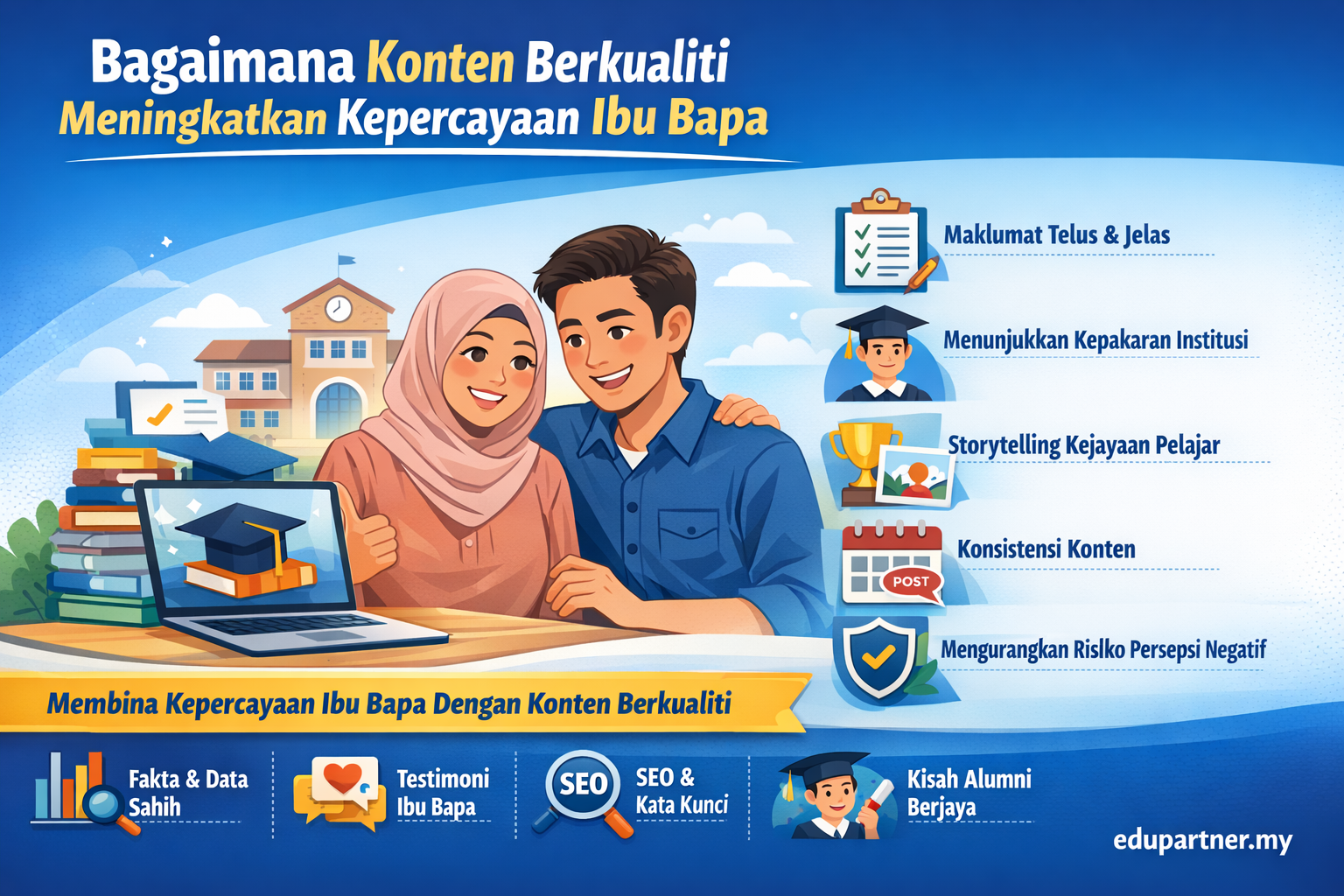 Bagaimana Konten Berkualiti Meningkatkan Kepercayaan Ibu Bapa