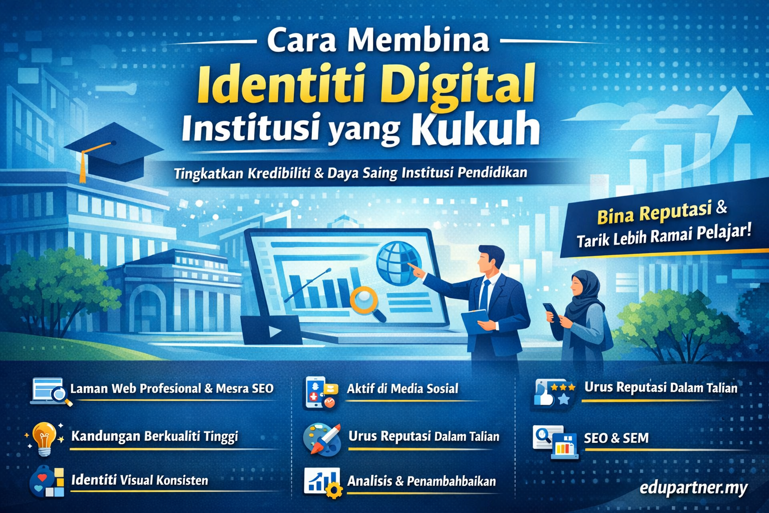 Cara Membina Identiti Digital Institusi yang Kukuh