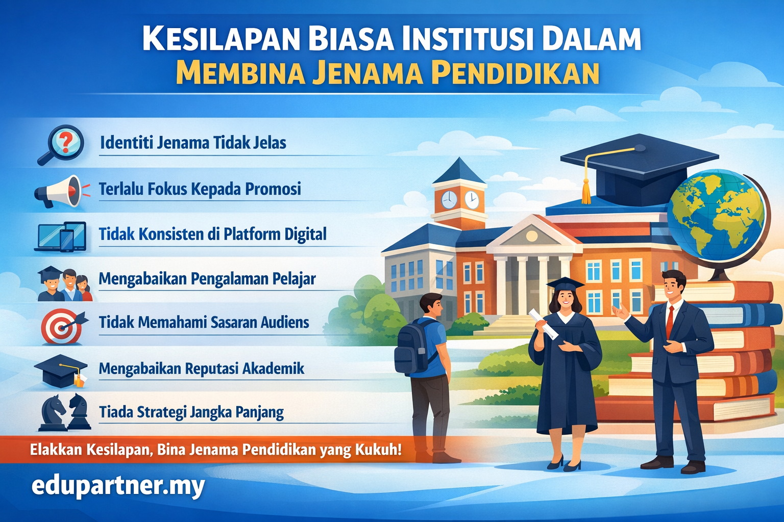 Kesilapan Biasa Institusi Dalam Membina Jenama Pendidikan