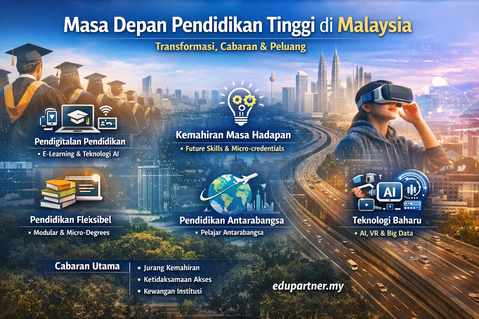 Masa Depan Pendidikan Tinggi di Malaysia: Transformasi, Cabaran dan Peluang