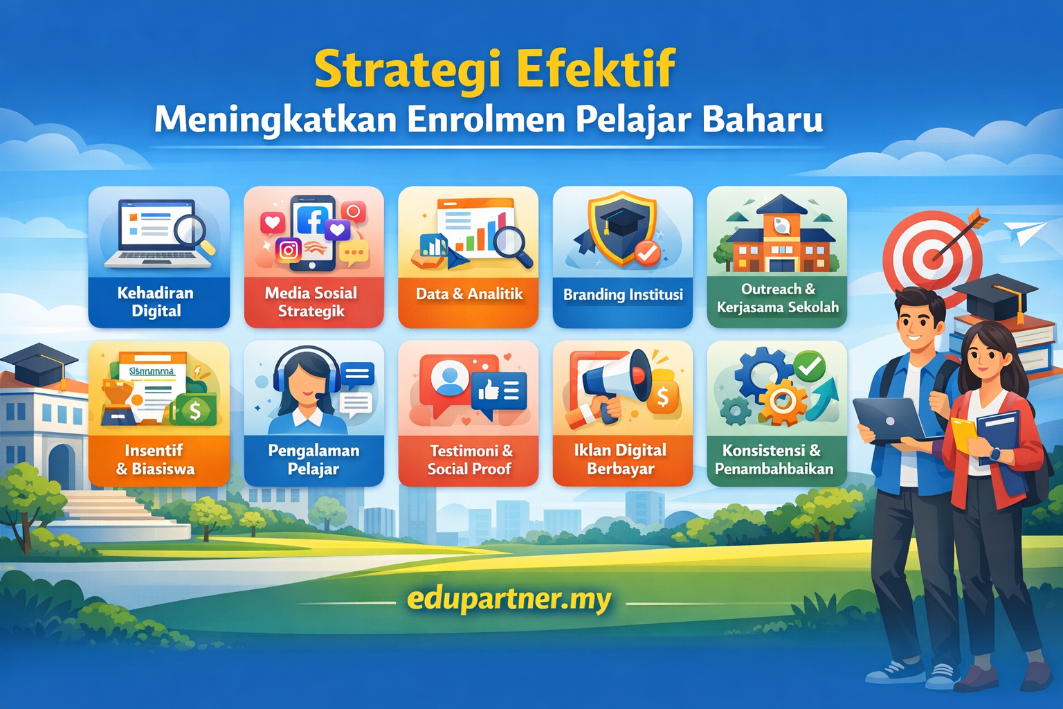 Strategi Efektif Meningkatkan Enrolmen Pelajar Baharu