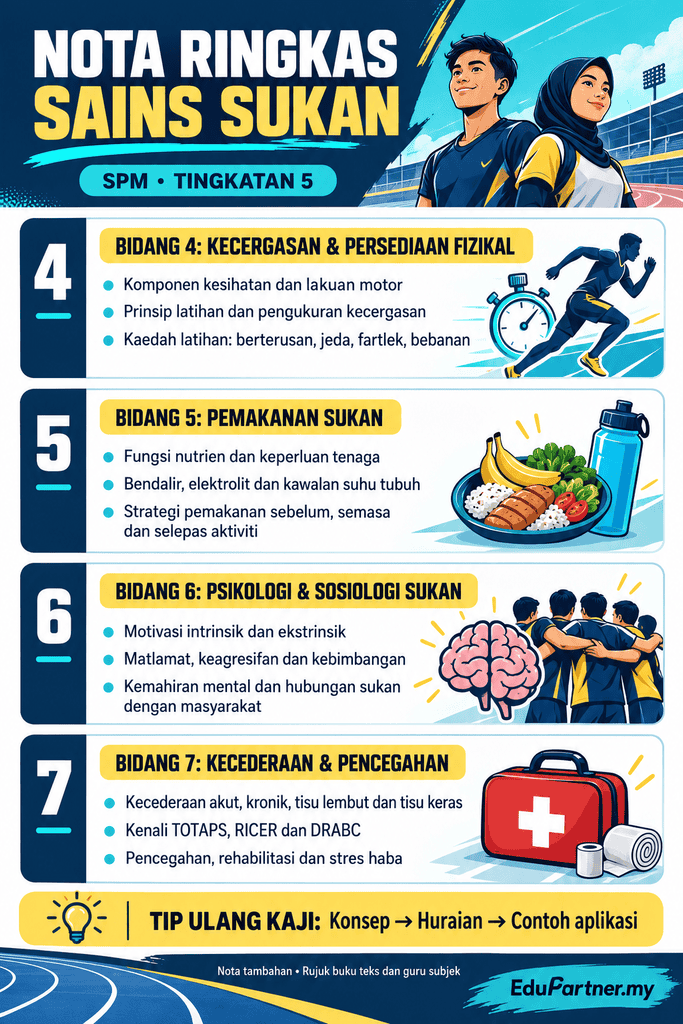 Nota Ringkas Sains Sukan (SPM Tingkatan 5)

