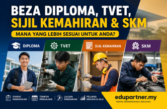 Beza Diploma, TVET, Sijil Kemahiran dan SKM – Mana Yang Lebih Sesuai Untuk Anda?