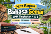 nota ringkas Bahasa Semai SPM