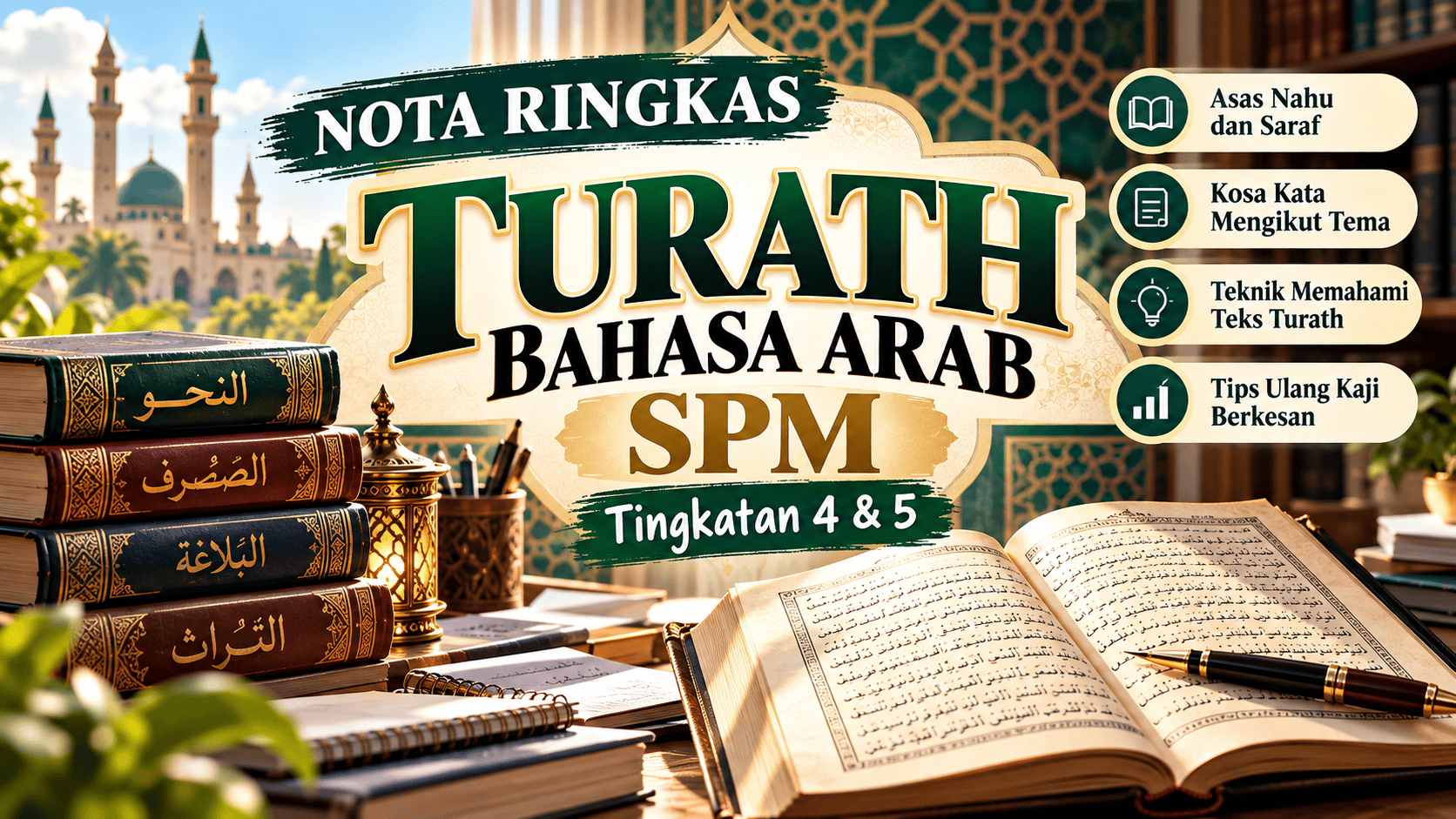 Nota Ringkas Turath Bahasa Arab SPM Tingkatan 4 dan 5