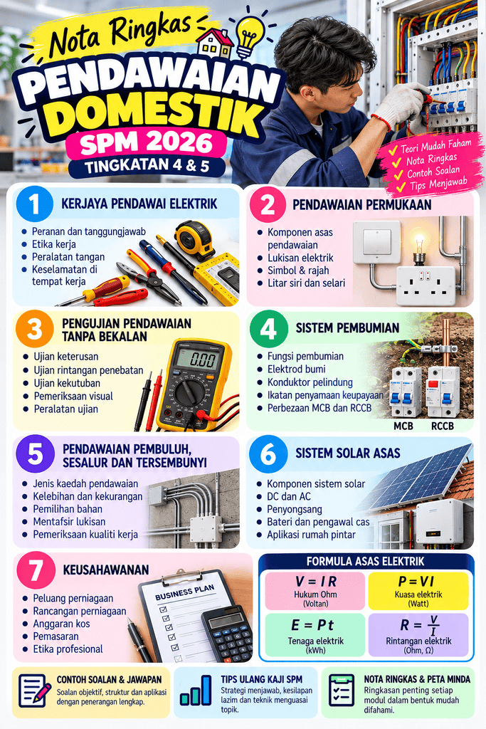 Nota Ringkas Pendawaian Domestik SPM
