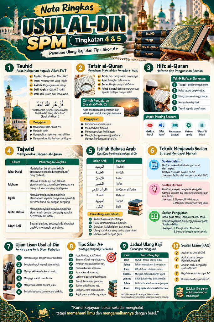 Nota Ringkas Usul al-Din SPM