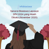 Senarai Biasiswa Lepasan SPM 2024 yang Masih Dibuka (November 2025)