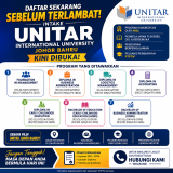 Pengambilan UNITAR Johor Bahru 2026 Kini Dibuka – Mohon Sebelum Terlambat