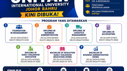 Pengambilan UNITAR Johor Bahru 2026 Kini Dibuka – Mohon Sebelum Terlambat